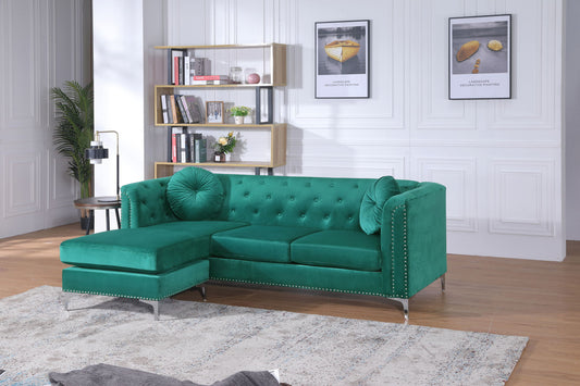 Pompano - Micro Suede Sofa Chaise