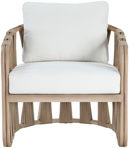 San Pietro - Resilient Waterproof Fabric Upholstered Outdoor Patio Chair