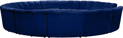 Infinity - 12 Piece Velvet Modular Sectional