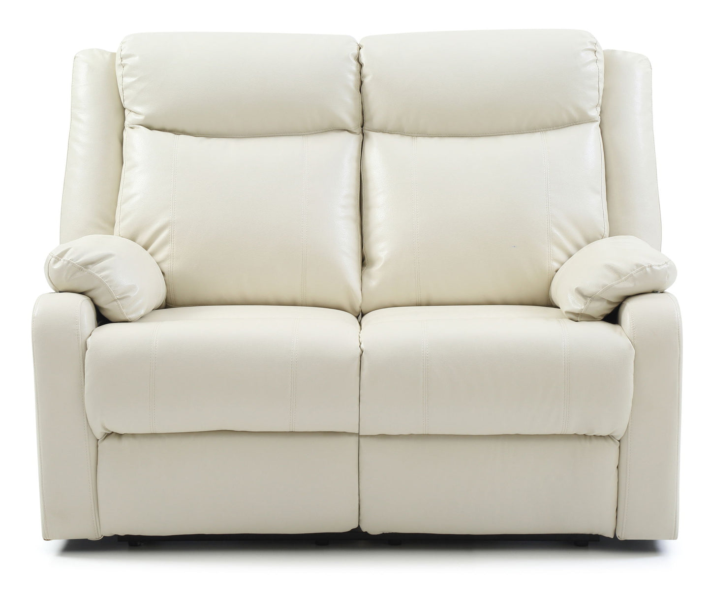 Stylish Reclining Love Seat For Two - Pearl