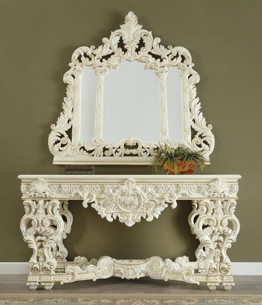 HD-8089 - Console Table - White Gloss