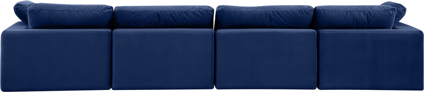 Comfy - Velvet Modular Sofa 4 Seats