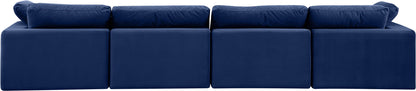Comfy - Velvet Modular Sofa 4 Seats