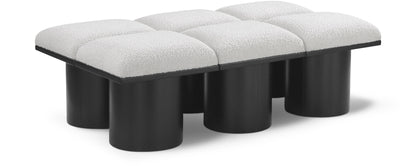 Pavilion - 6 Piece Modular Bench With Black Base