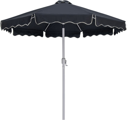 Amalfi - Aluminum Patio Umbrella - Black Base / White Pole