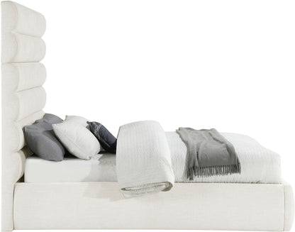 Adam - Linen Fabric Bed With 70.5" Headboard