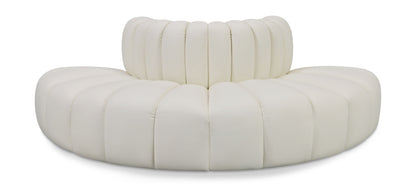 Arc - Faux Leather 4 Piece Modular Sofa