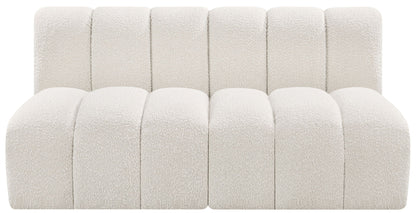 Arc - Boucle Fabric 2 Seats Modular Sofa