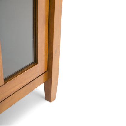 Warm Shaker - Low Storage Cabinet - Light Golden Brown