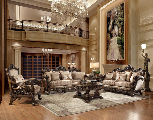HD-2658 - 3 Piece Sofa Set - Bronze