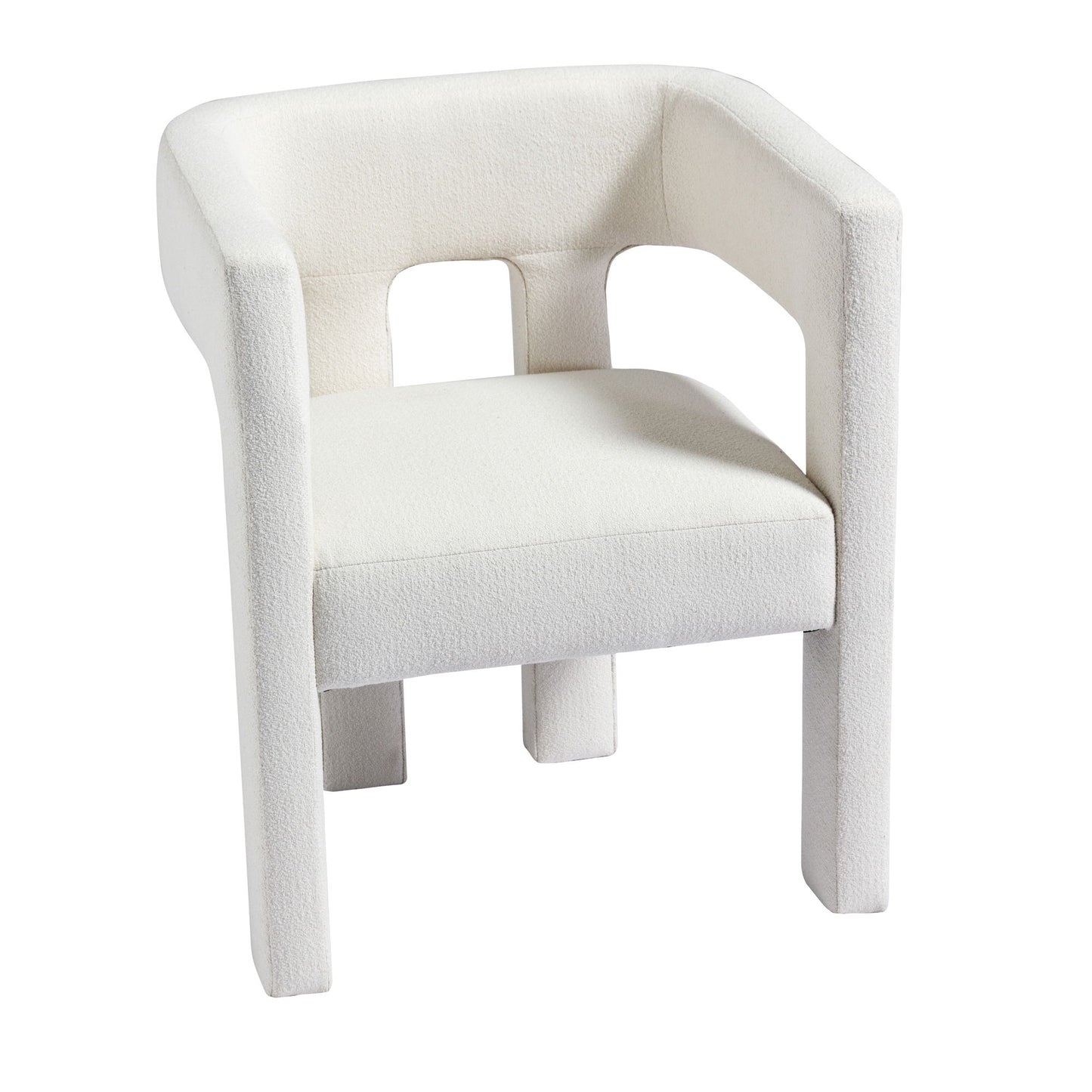 Contemporary Designed Fabric Upholstered Accent Chair Dining Chair For Living Room, Bedroom, Dining Room (Set of 2) - Beige