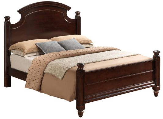 Full Bed Traditional Design - Cappuccino