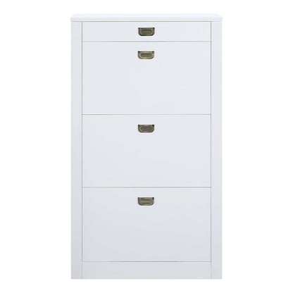 Pagan - Shoe Cabinet - White High Gloss